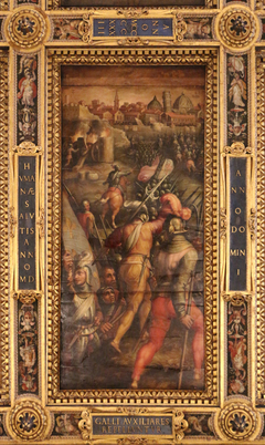 Battle of Barbagianni, nearby Pisa by Giorgio Vasari
