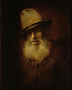 Bildnis eines bärtigen Mannes mit Hut