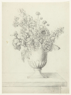 Bloemen in een vaas by Jean Bernard