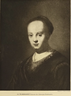 Bust of a Young Woman by Rembrandt