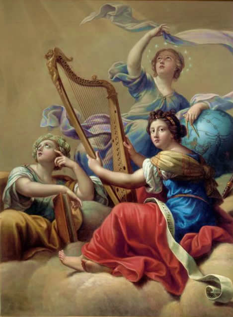 Calliope, Urania and Terpsichore