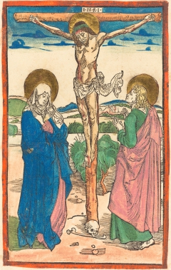 Christ on the Cross Between the Virgin and Saint John by Albrecht Dürer