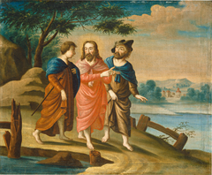 Christ on the Road to Emmaus by Anonymous