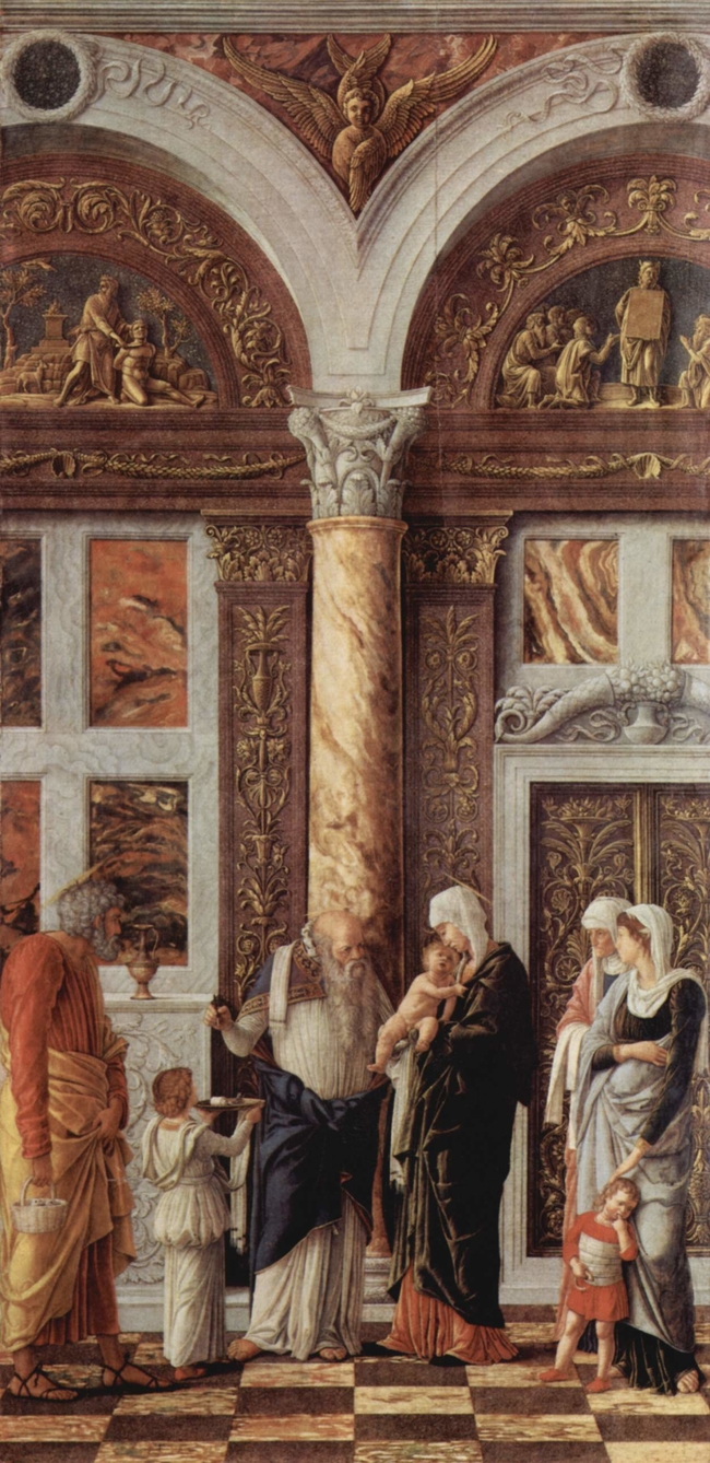 andrea mantegna presentation in the temple