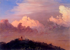 Clouds over Olana by Frederic Edwin Church