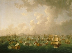 Combat de la Praya by Auguste-Louis de Rossel de Cercy