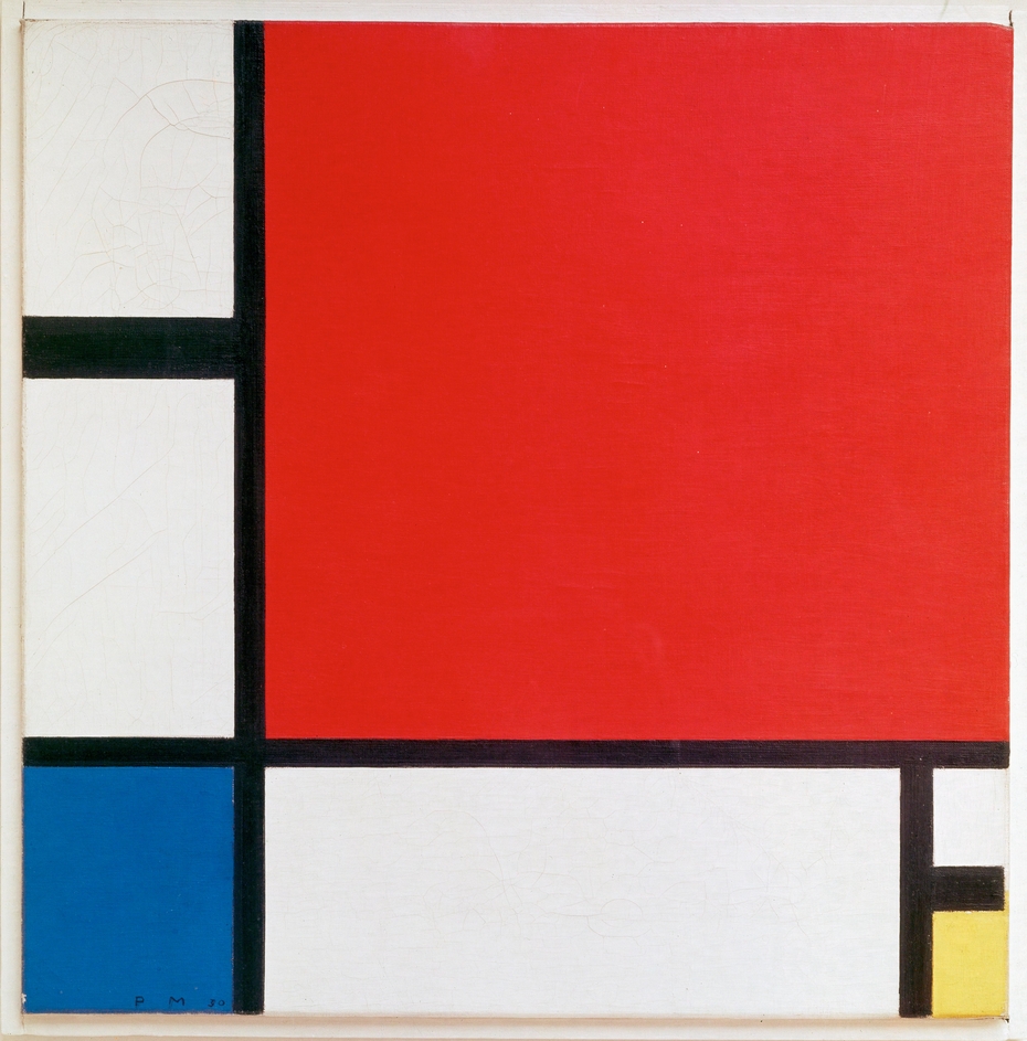 Composition II in Red, Blue, and Yellow