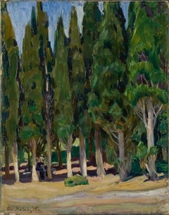 Cypresses by Apollinary Vasnetsov