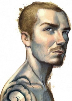 David Beckham by Fernando Vicente