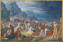 Die Israeliten nach dem Durchzug durch das Roten Meer by Johann Jacob Besserer