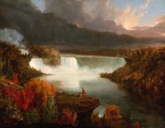 Distant View of Niagara Falls by Thomas Cole