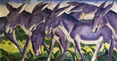 Donkey Frieze by Franz Marc
