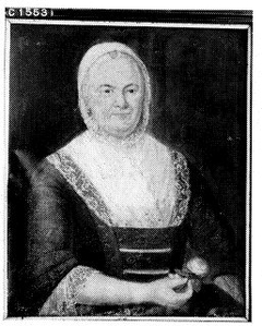 Elisabeth Husly (gest. voor 1780). Echtgenote van Jan Christiaan Biebericher by J van Hien