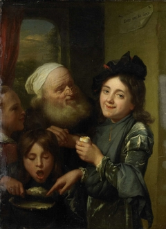 'Every one his fancy' by Godfried Schalcken