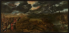 Final battle of the siege of Troy. by Adam van Noort