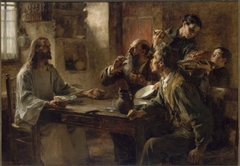 Friend of the Humble (Supper at Emmaus) by Léon Augustin Lhermitte