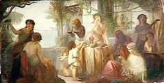 Girls at the Seaside by Eugène Humbert