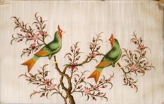 Green Landscape with Birds (Eastern) by Anonymous