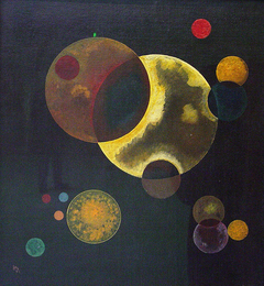 Heavy Circles by Wassily Kandinsky