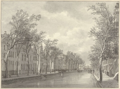 Het Rapenburg te Leiden, 1807