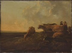 Hilly Landscape with Cattle