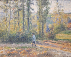 Hunter in a Landscape near Pontoise