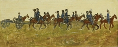 Hussars on Maneuver by George Hendrik Breitner