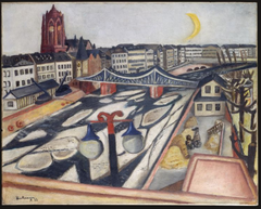 Ice on the River by Max Beckmann