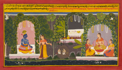 Illustration from a Gita Govinda serie by Anonymous