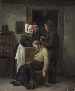 In the Public House by Christian Andreas Schleisner