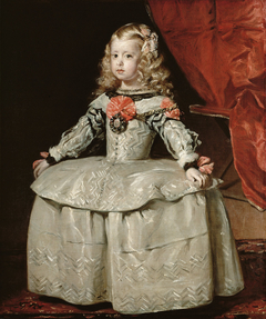 Infanta Margareta Teresa in a White and Silver Dress by Diego Velázquez