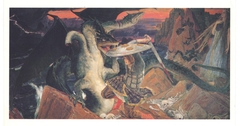 Ivan Tsarevich Fighting the Dragon by Viktor Vasnetsov