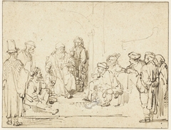 Jacob en zijn zonen by Rembrandt