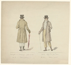 Journal des Dames et des modes, Costume Parisien, 1803-1804 : Redingotte à la Charlemagne... by Unknown Artist
