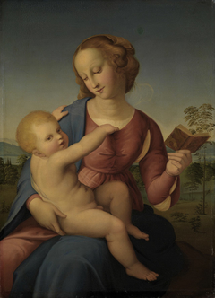 Kopie nach Raffaels Madonna aus dem Hause Colonna by Jakob Schlesinger