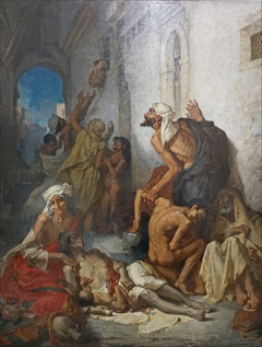 la Famine by Gustave Achille Guillaumet