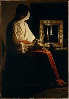 The Penitent Magdalen by Georges de La Tour