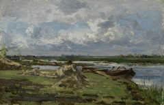 Lakes near Kortenhoef by Willem Roelofs