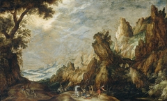 Landscape with Conversion of Saint Paul by Kerstiaen de Keuninck