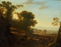 Landscape with the Ponte Lucano and the Tomb of the Plautii by Jan Both
