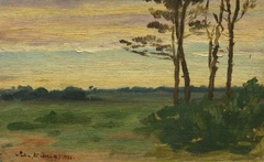 Landscape with Trees by John Mitchell