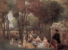 Les Champs Elisées by Antoine Watteau