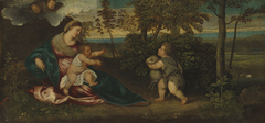 Madonna and Child and the Infant Saint John in a Landscape