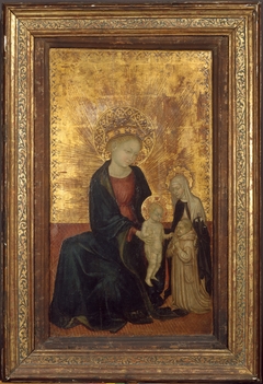 Madonna and Child with Saint Catherine of Siena and a Carthusian Donor by Anonymous
