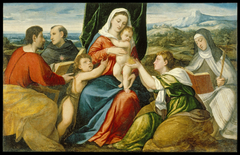 Madonna and Child with Saints by Bonifazio Veronese