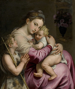 Madonna and Child with St. John by Agostino Carracci