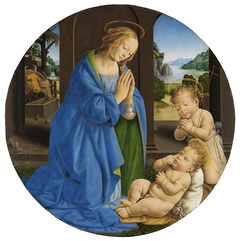 Maria, das Kind anbetend, mit dem Johannesknaben