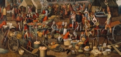 Market Scene (Fragment of An Ecce-homo) by Pieter Aertsen