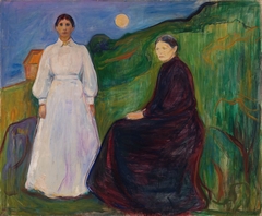 Mother and Daughter by Edvard Munch