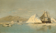 Off Greenland—Whaler Seeking Open Water by William Bradford